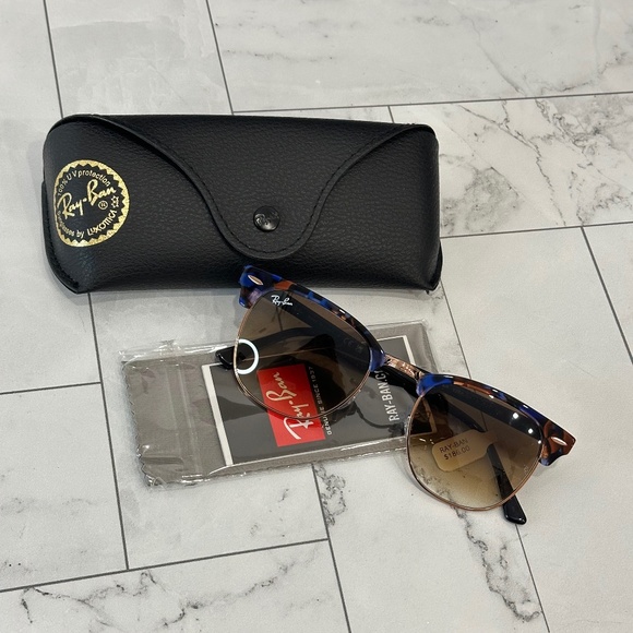RAYBAN CLUBMASTER FLECK SUNGLASSES